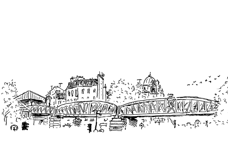 Un des volets du leporello Paris